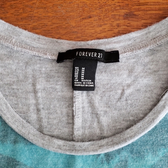 F21 Beachy Vibes Cut-Out Tank - Palm Treeeeees - M - Picture 12 of 12